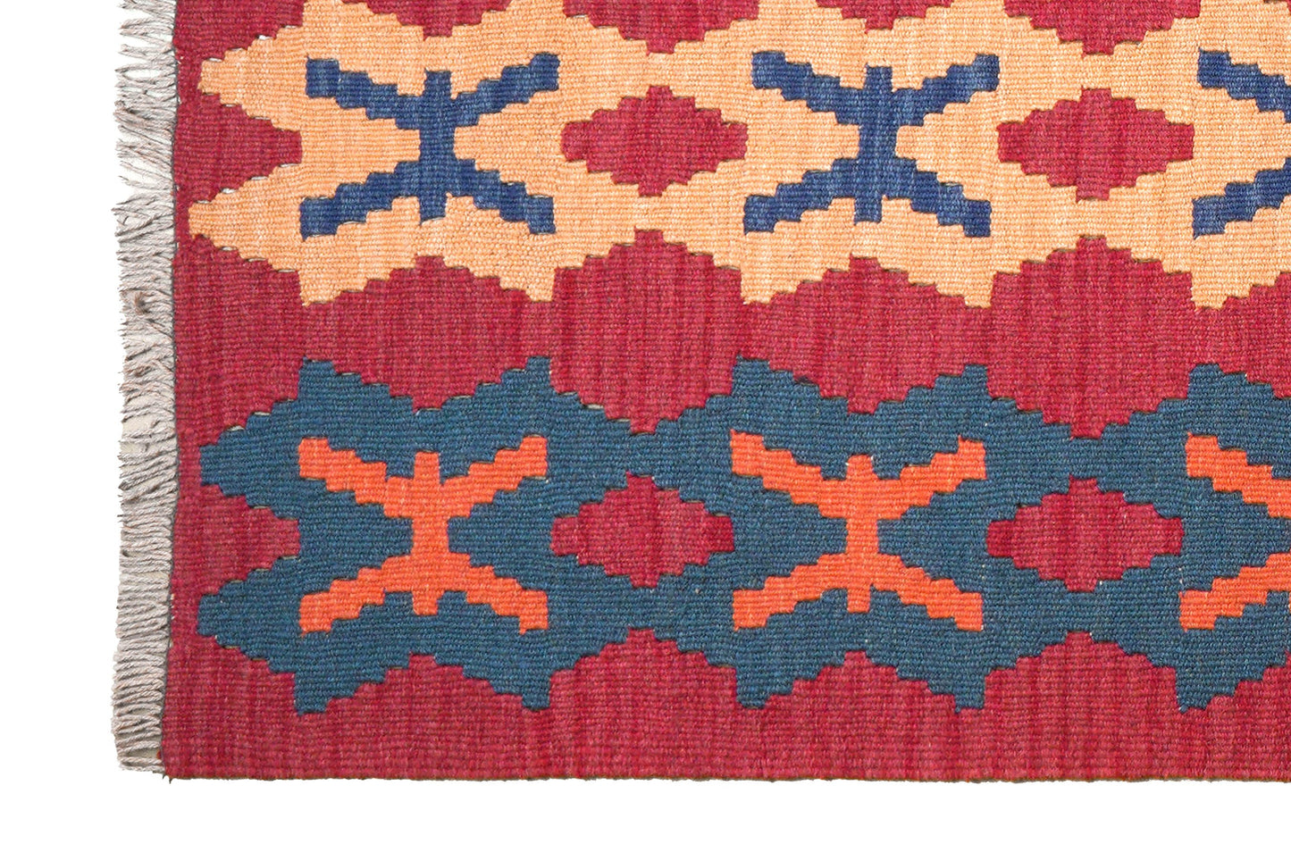 Kelim Gashgai 171x126cm Teppich Vintage