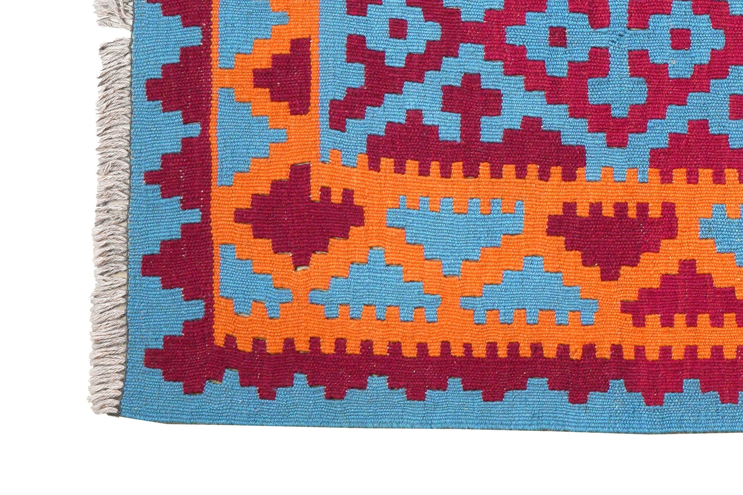 Kelim Gashgai 174x125cm Teppich Vintage