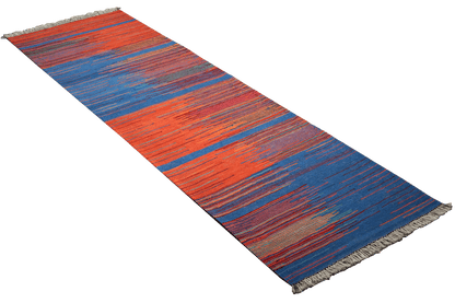 Tapis Kilim Gashgai 205x62cm vintage