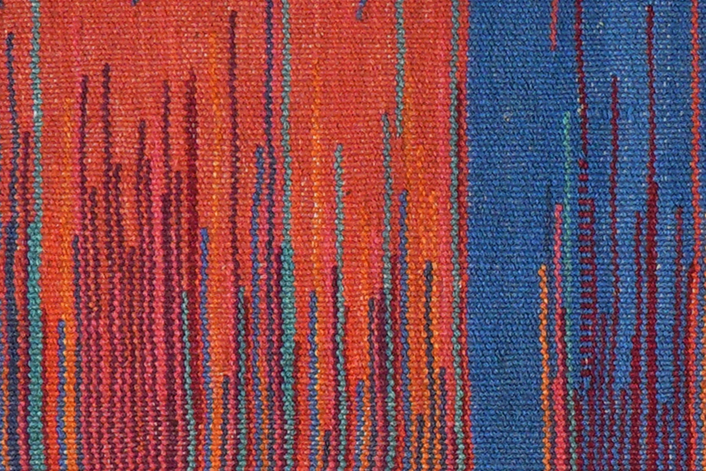 Kelim Gashgai 205x62cm Teppich Vintage