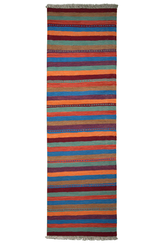 Kelim Gashgai 201x61cm Carpet Vintage