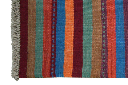 Kelim Gashgai 201x61cm Carpet Vintage