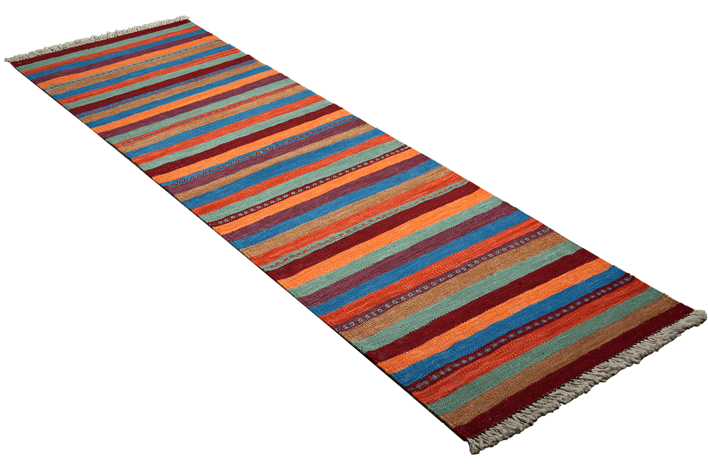 Kelim Gashgai 201x61cm Carpet Vintage