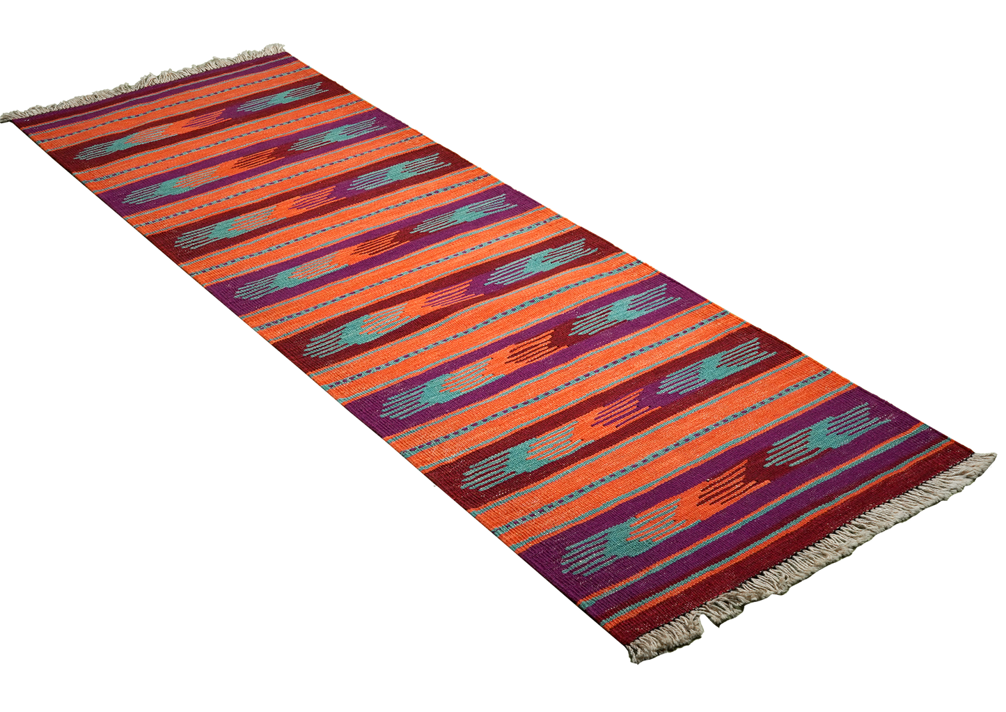 Tapis Kilim Gashgai 191x64cm vintage