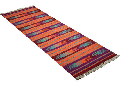 Tapis Kilim Gashgai 191x64cm vintage