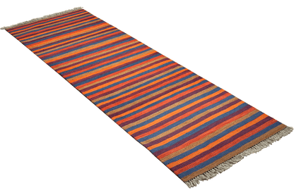 Tapis Kilim Gashgai 193x65cm vintage