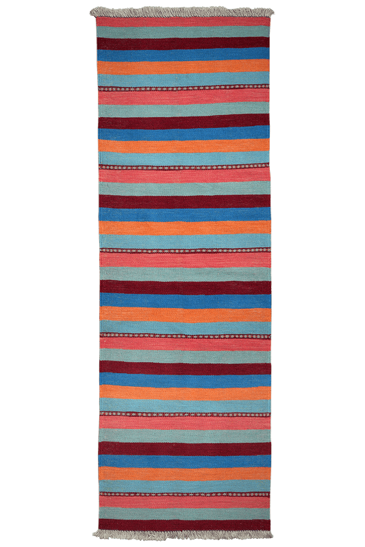 Tapis Kilim Gashgai 195x61cm vintage