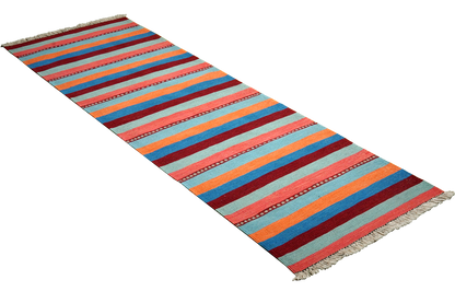 Tapis Kilim Gashgai 195x61cm vintage