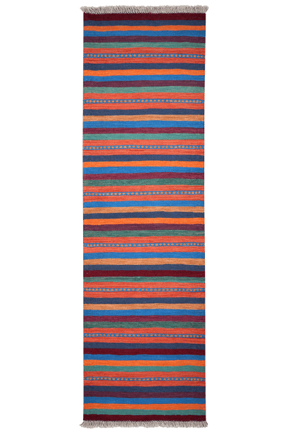 Tapis Kilim Gashgai 194x57cm vintage