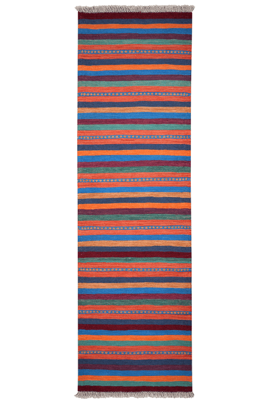 Kelim Gashgai 194x57cm Carpet Vintage