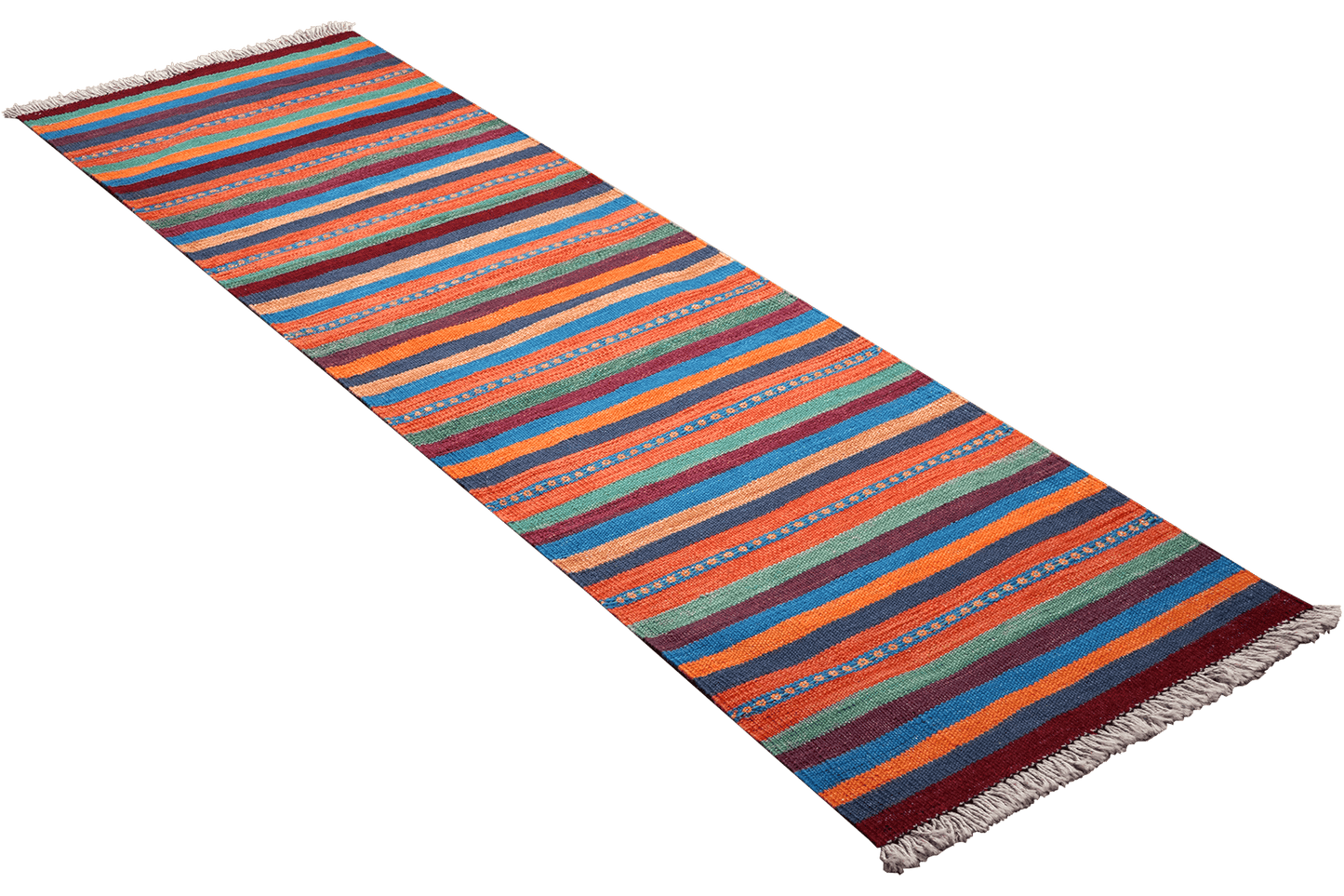 Tapis Kilim Gashgai 194x57cm vintage