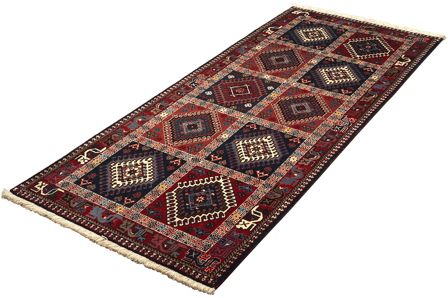 Tapis vintage Yalameh 205x82cm