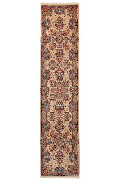 Tapis vintage Sarouk 300x70cm