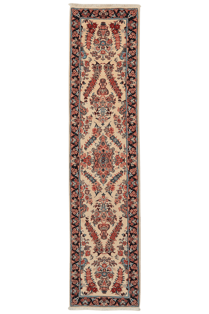 Tapis vintage Sarouk 295x67cm