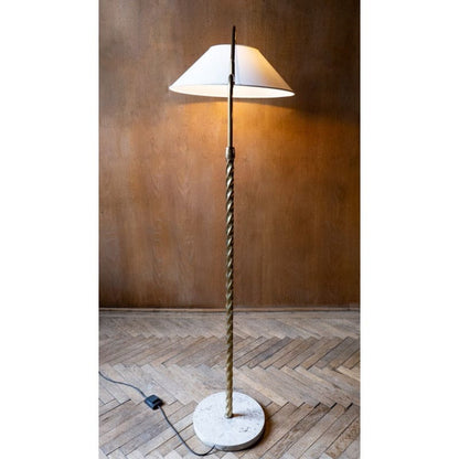 Messing Marmor Verstellbare Arm Stehlampe Vintage - 2nd home