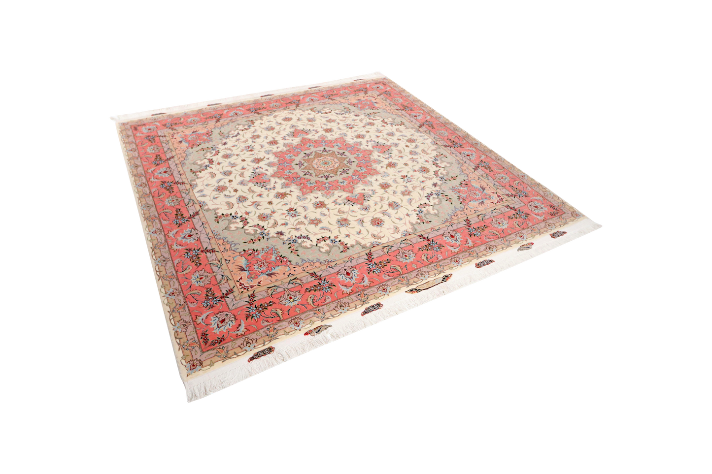 Tabriz 50 Raj 204x204cm Carpet Vintage