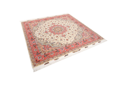 Tabriz 50 Raj 204x204cm Teppich Vintage