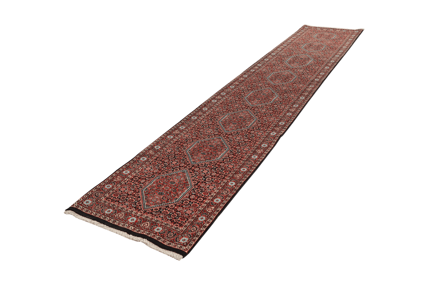 Tapis vintage Bidjar 401x76cm