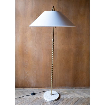 Messing Marmor Verstellbare Arm Stehlampe Vintage - 2nd home