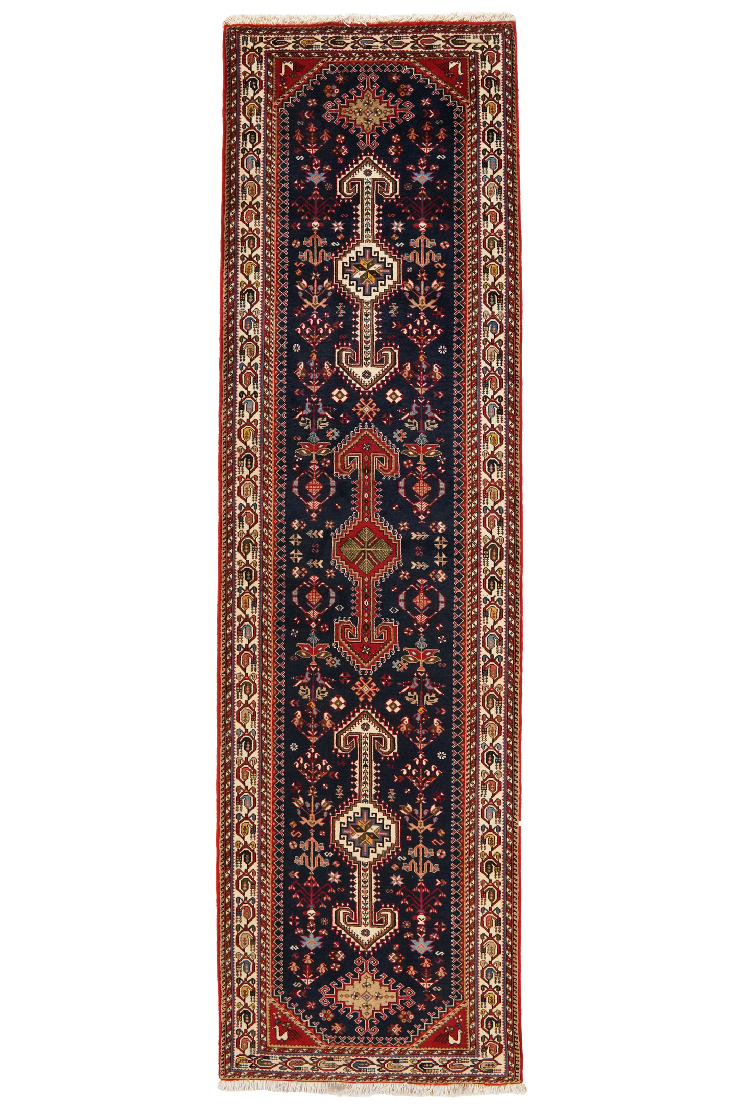 Nasrabad 305x81cm Carpet Vintage