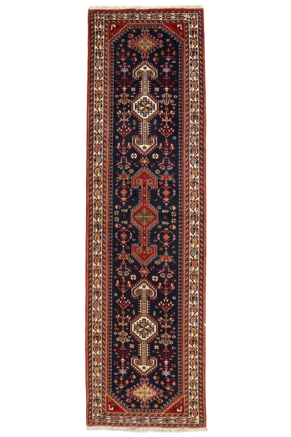 Nasrabad 305x81cm Teppich Vintage