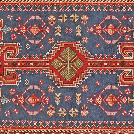 Nasrabad 305x81cm Teppich Vintage