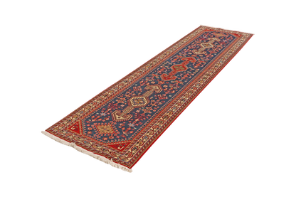 Nasrabad 305x81cm Carpet Vintage