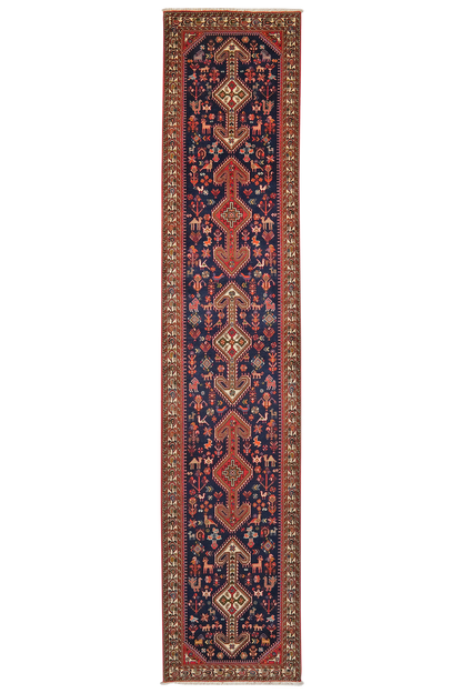 Nasrabad 398x83cm Carpet Vintage