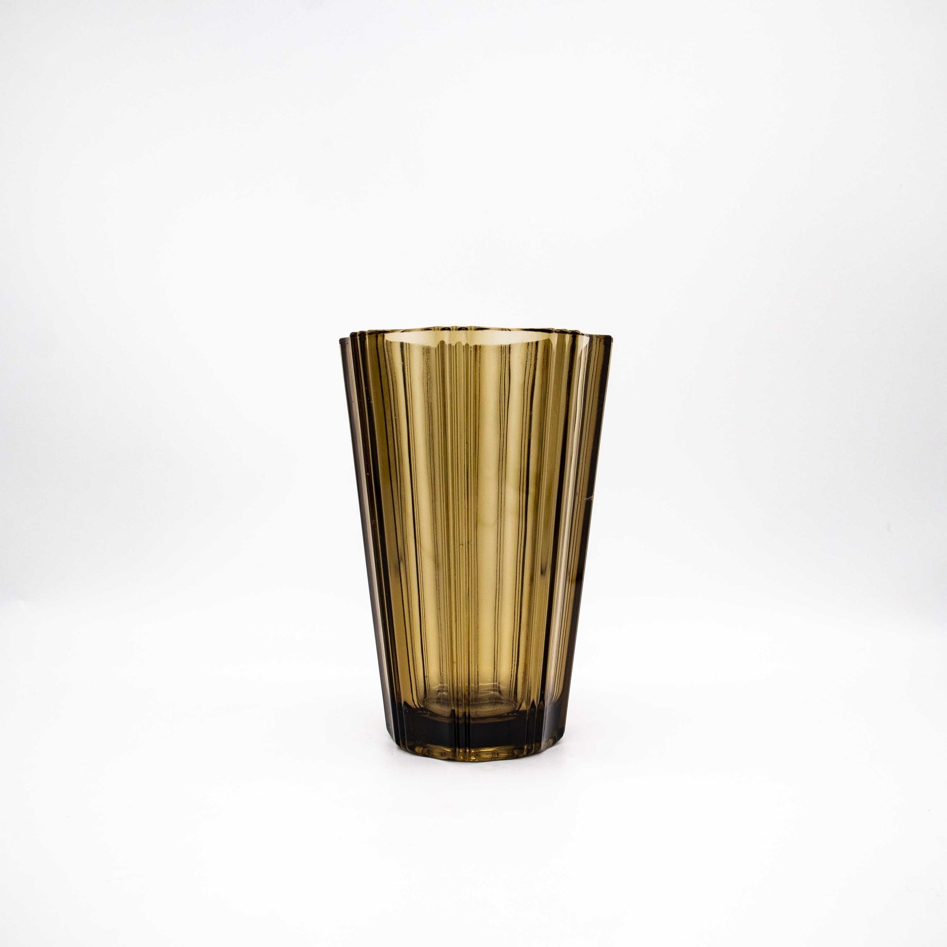 Luminarc Vase aus Rauchglas, Vorderseite