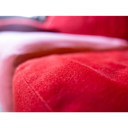 Pink und Red Alcantara Sofas Vintage - 2nd home