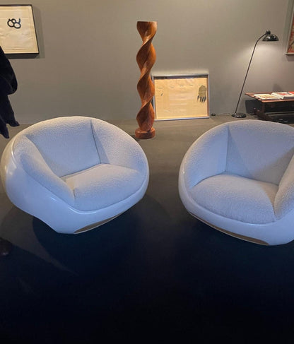 1 of 2 Vintage Armchairs Original Pod Armchair Mario Sabot Space Age Design, 1969