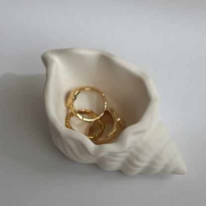 Handmade shell ring bowl