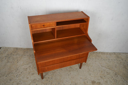 Teak Secretary Vintage 60s Mid Century Retro Danish