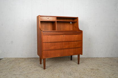 Teak Secretary Vintage 60s Mid Century Retro Danish