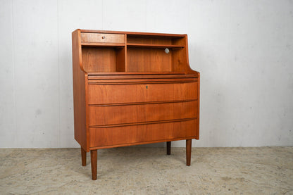 Teak Secretary Vintage 60s Mid Century Retro Danish