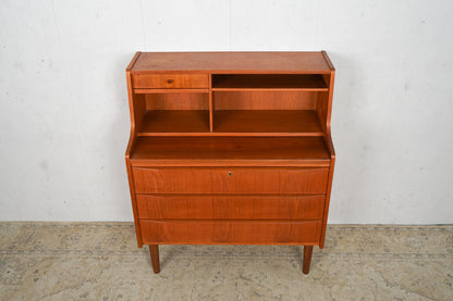 Teak Secretary Vintage 60s Mid Century Retro Danish