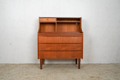 Teak Secretary Vintage 60s Mid Century Retro Danish