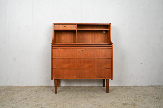 Teak Secretary Vintage 60s Mid Century Retro Danish