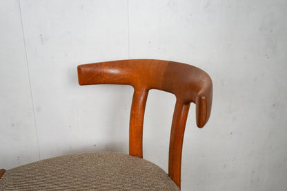 Chaise Hammer Chaise en teck Chaise de salle à manger vintage années 60 Mid Century