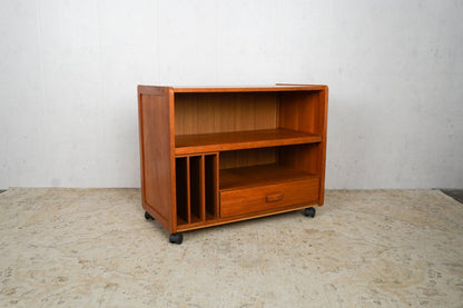 Teak coffee table TV table Danish vintage 60s Mid Century