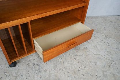 Teak coffee table TV table Danish vintage 60s Mid Century