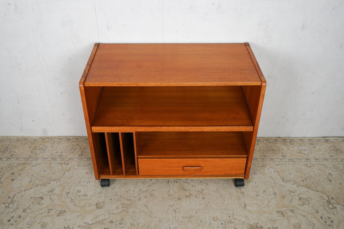 Teak coffee table TV table Danish vintage 60s Mid Century