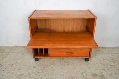 Teak coffee table TV table Danish vintage 60s Mid Century