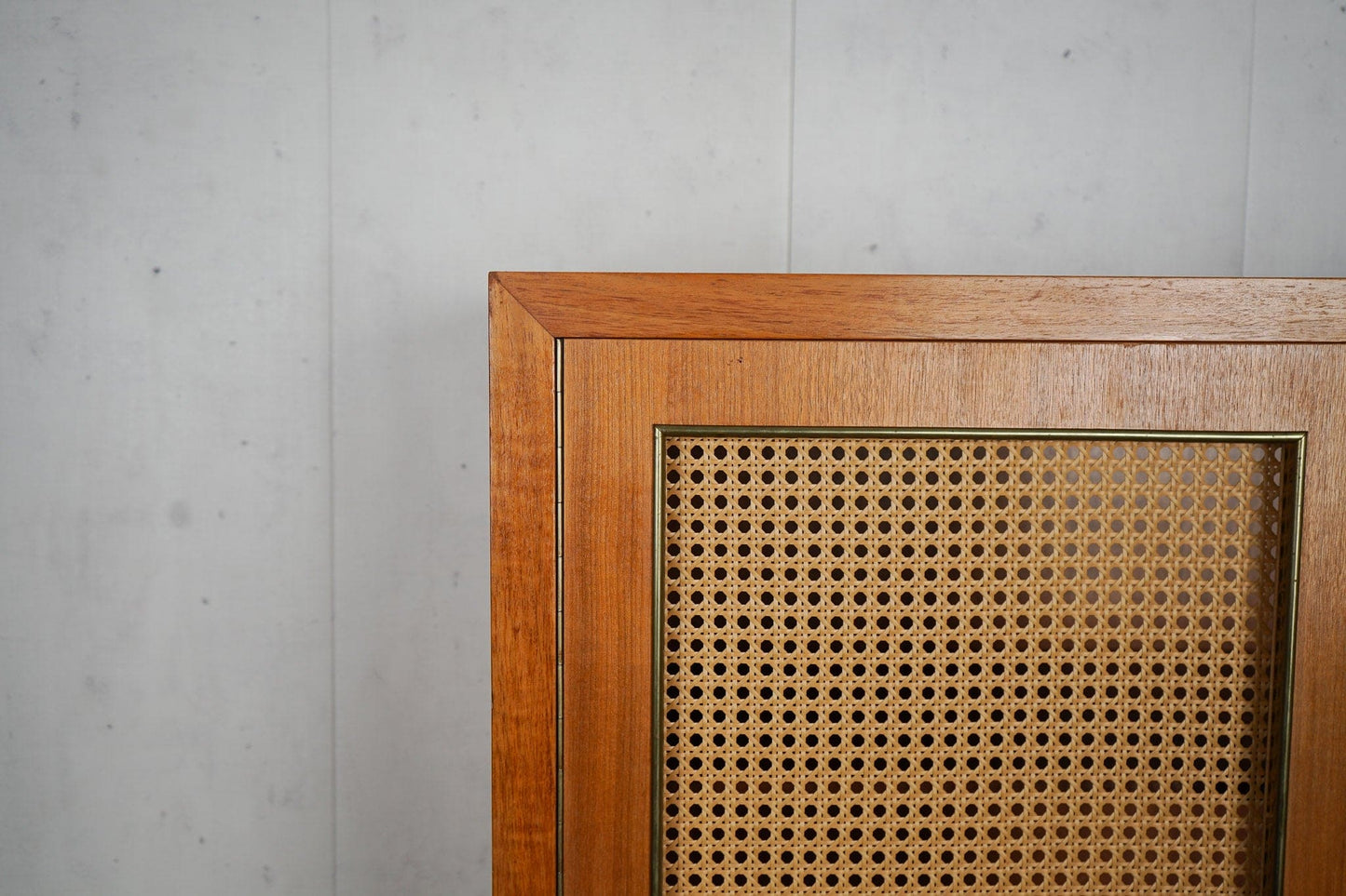 Teak cupboard chest of drawers sideboard Danish vintage 60s mid century