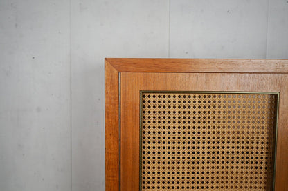 Teak cupboard chest of drawers sideboard Danish vintage 60s mid century