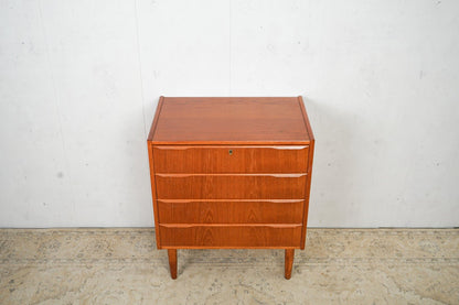 Teak Chest of Drawers 61.5cm, Danish, 60s Vintage