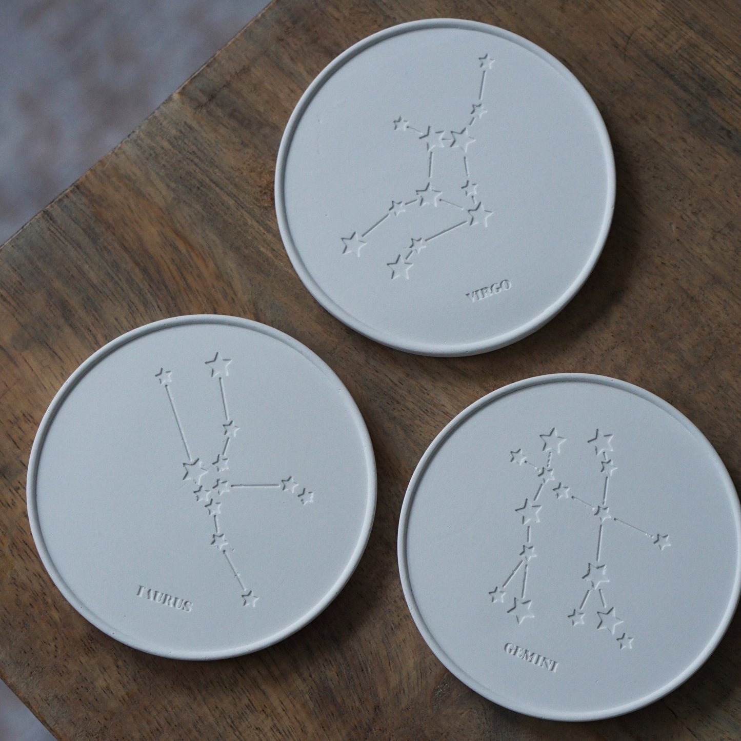 Handmade coaster zodiac signs