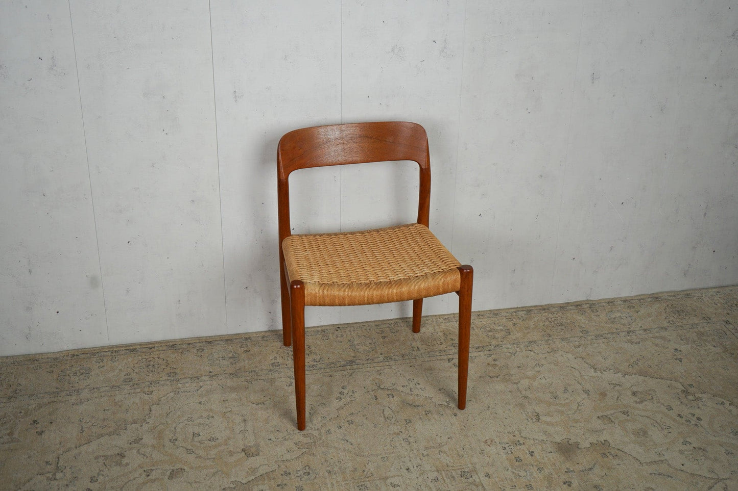 1 of 6 Niels Otto Møller Model 75 Teak Dining Chair Mid Century