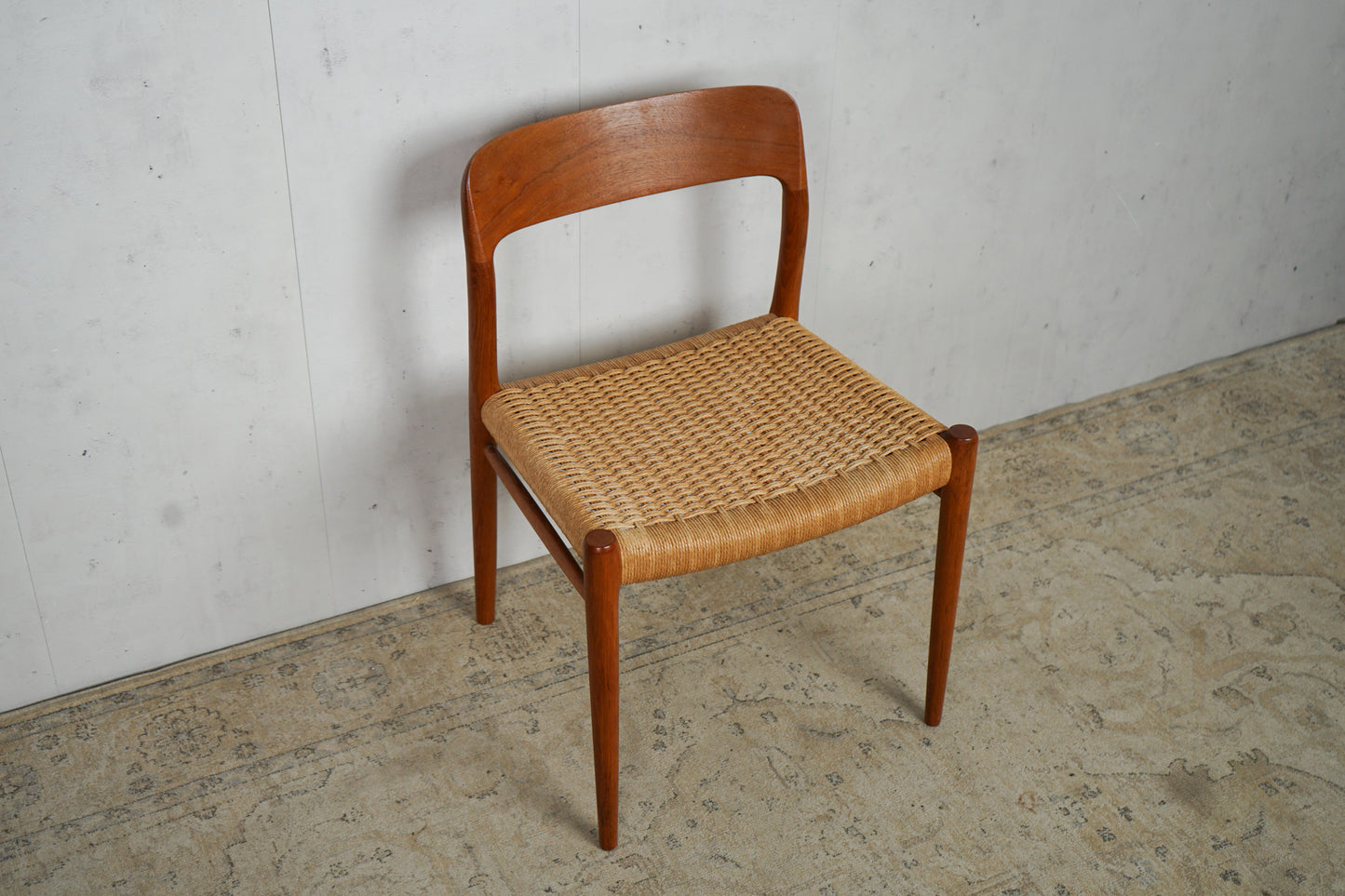 1 of 6 Niels Otto Møller Model 75 Teak Dining Chair Mid Century