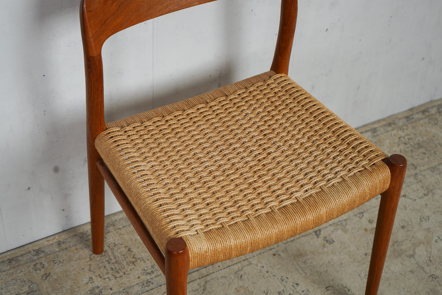 1 of 6 Niels Otto Møller Model 75 Teak Dining Chair Mid Century